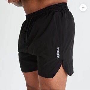 Vanquish Men's Black Performance Athletic Shorts